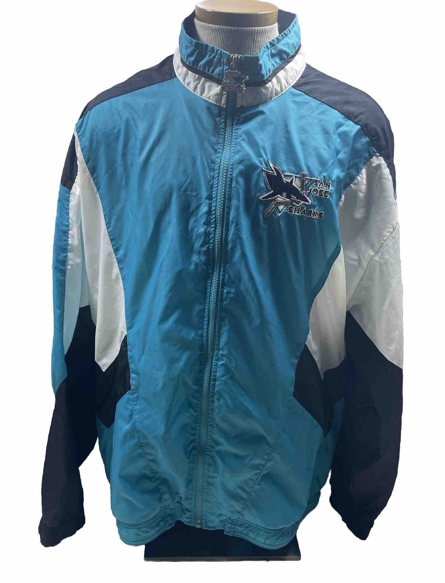 Starter NHL San Jose Sharks [ SR XXL ] 🦈 Windbreaker Jacket