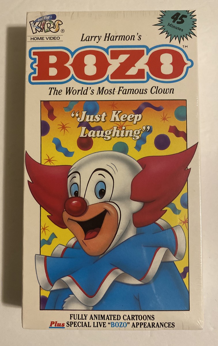 Bozo the Clown Just Keep Laughing VHS 1991 Animated + Live