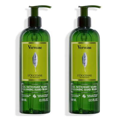 L'Occitane Verbena Hand Wash Jumbo 400ml Set of 2 New | eBay