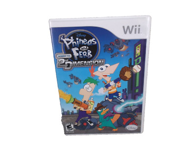 Phineas and Ferb Across the 2nd Dimension Nintendo Wii 2011 CIB