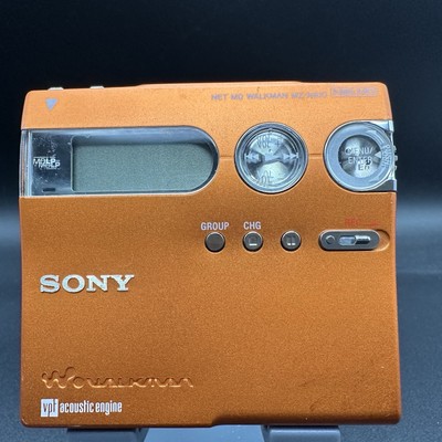 Sony MZ-N910 MD WALKMAN Orange Fully Tested Working | eBay