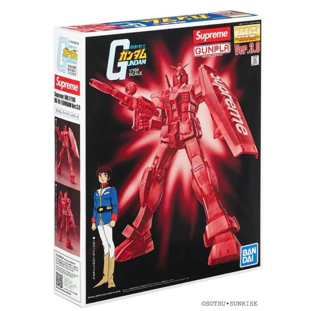 Supreme MG 1/100 RX-78-2 GUNDAM Ver.3.0 Figure | eBay