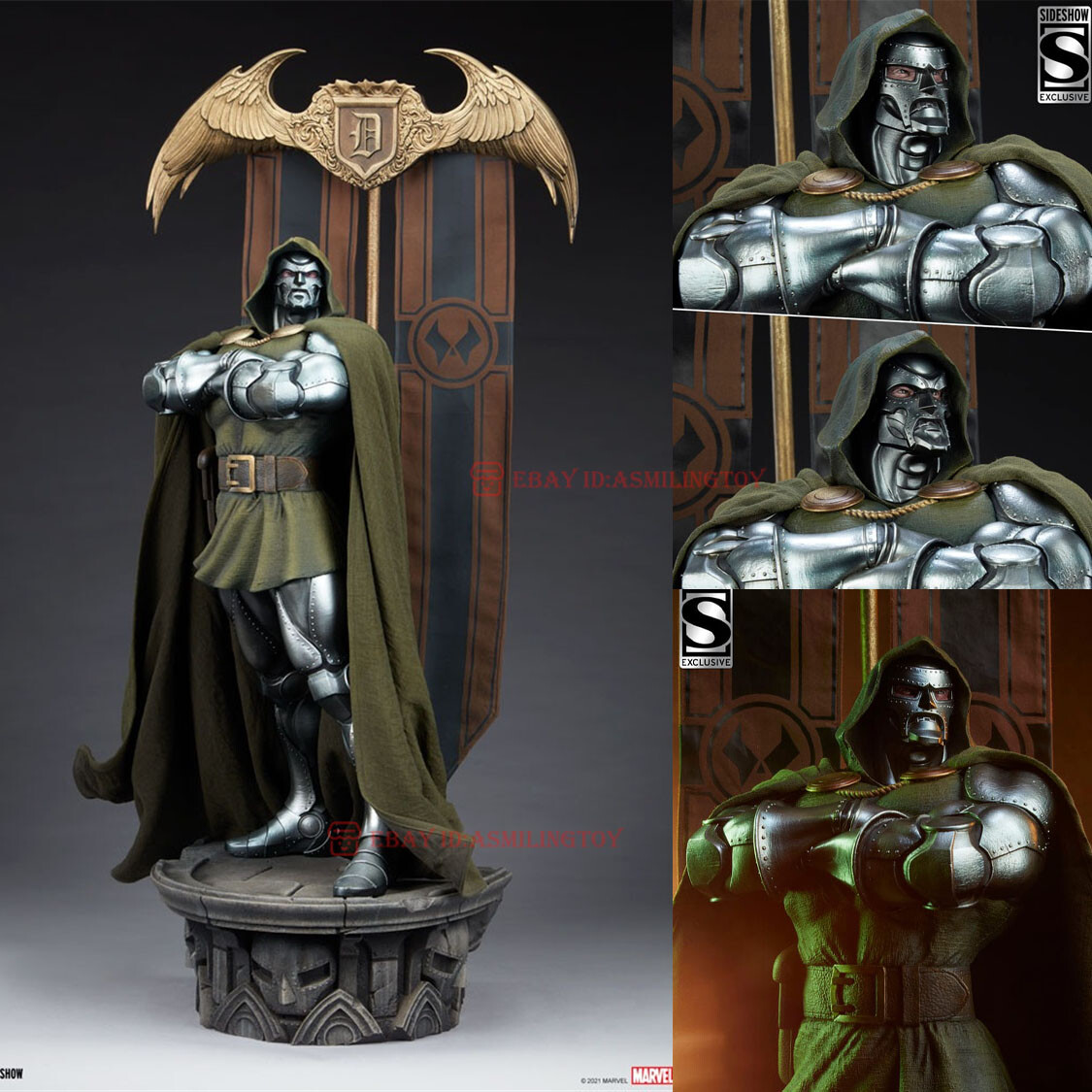 Sideshow 4003601 The Doctor Doom Marvel Comics 27'' Statue