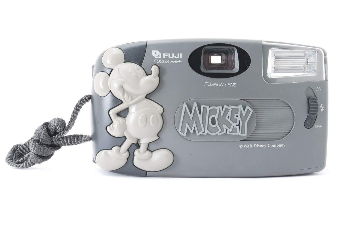 MINT* Fuji Hi! Mickey Mouse Disney 35mm Point & Shoot Film Camera