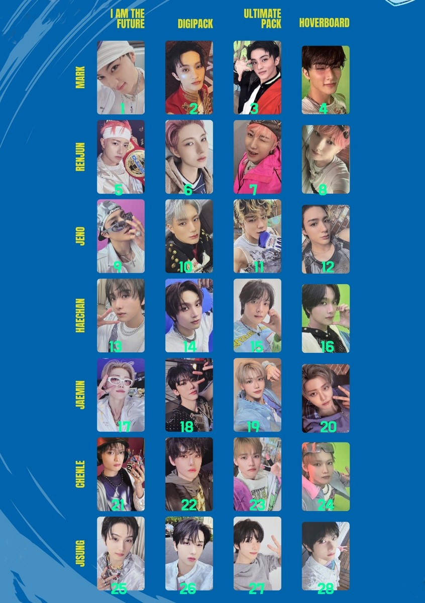 NCT DREAM - Go Back To The Future PHOTOCARD hoverboard/digipack