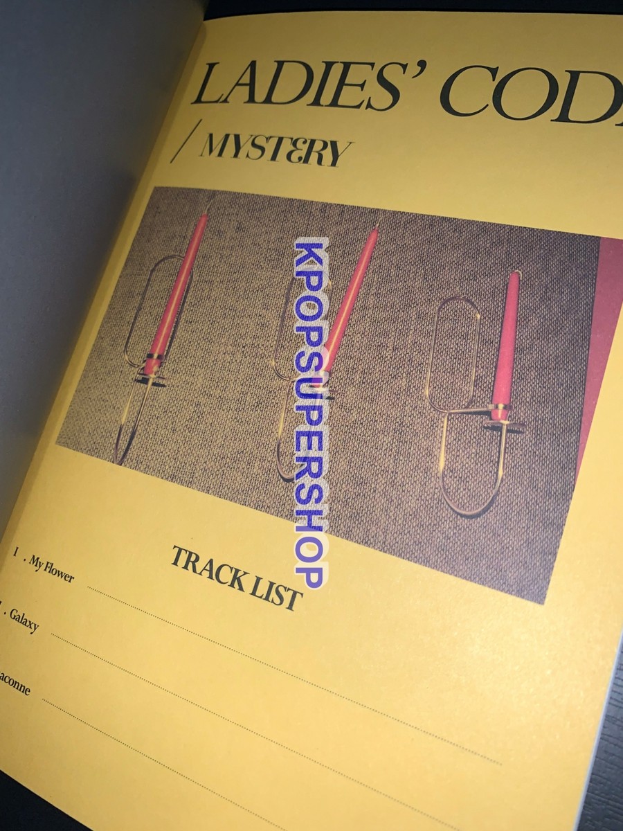 Ladies' Code Single Album Myst3ry CD Great Rare OOP Mystery Pretty