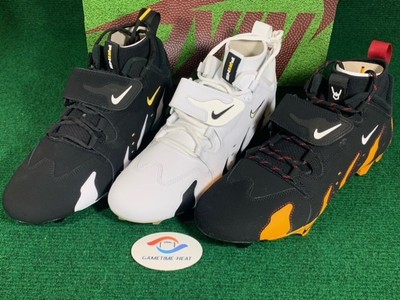 Nike Vapor Edge 360 DT Diamond Turf 96 Football Cleats White Black