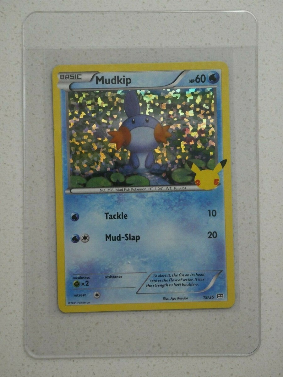 Mudkip 19/25 - Holo - Pokemon 25th Anniversary - McDonalds Promo