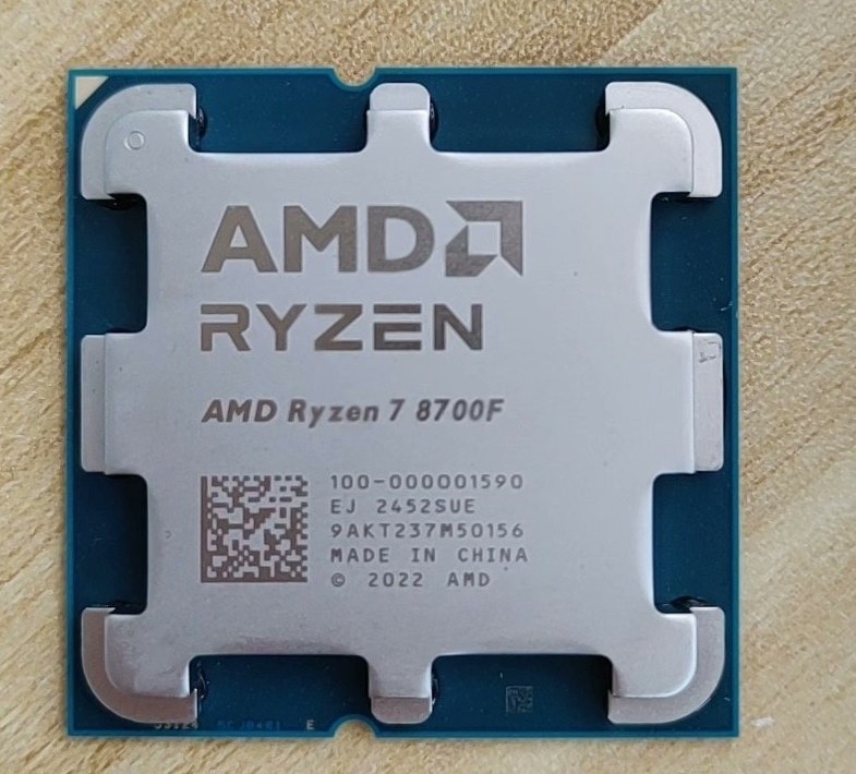 AMD Ryzen 7 8700F Processor for Desktop 8-Core 16-Thread ZEN 4