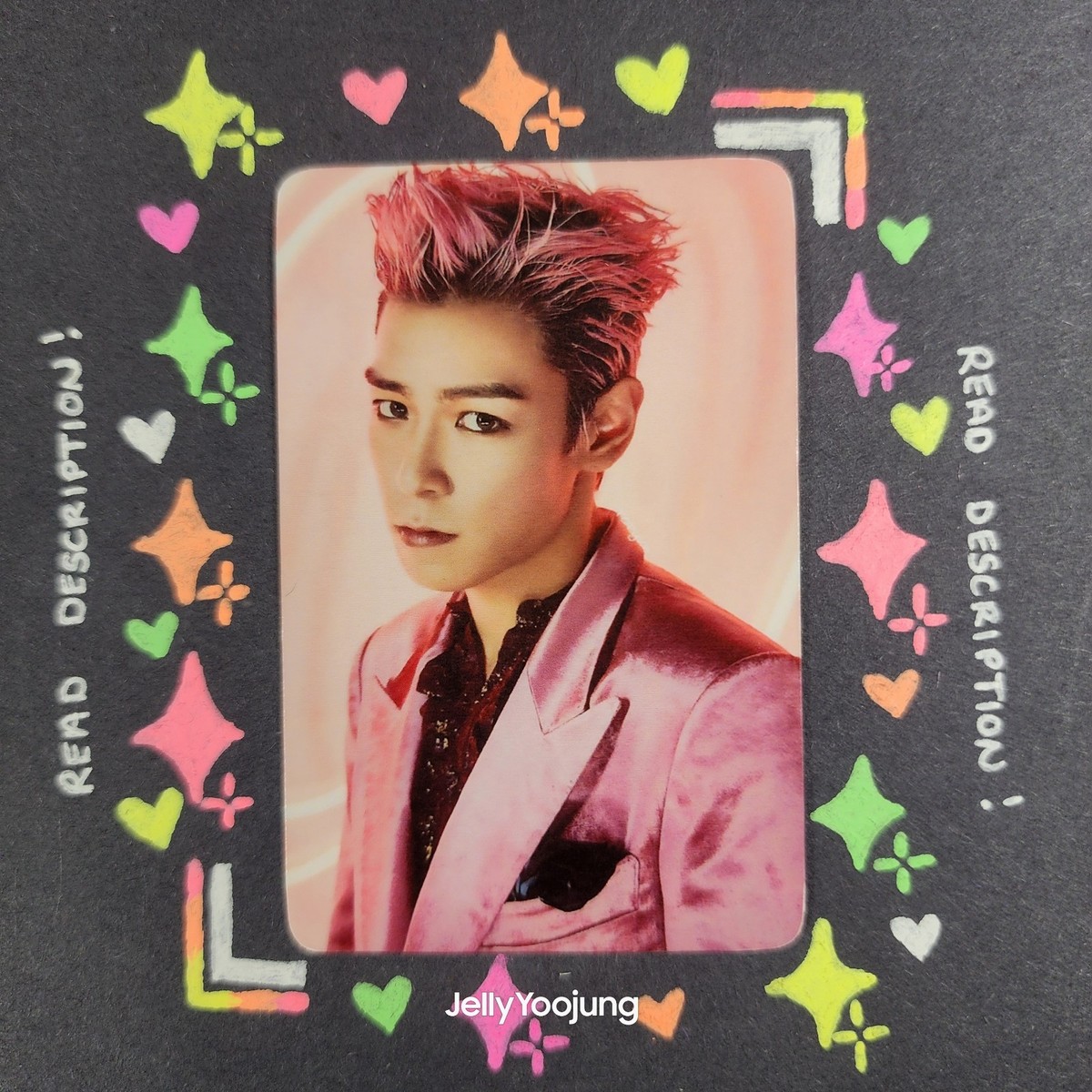 BIG BANG T.O.P FM PHOTOCARD [FANMADE LOMO PC SQUID GAME THANOS TOP