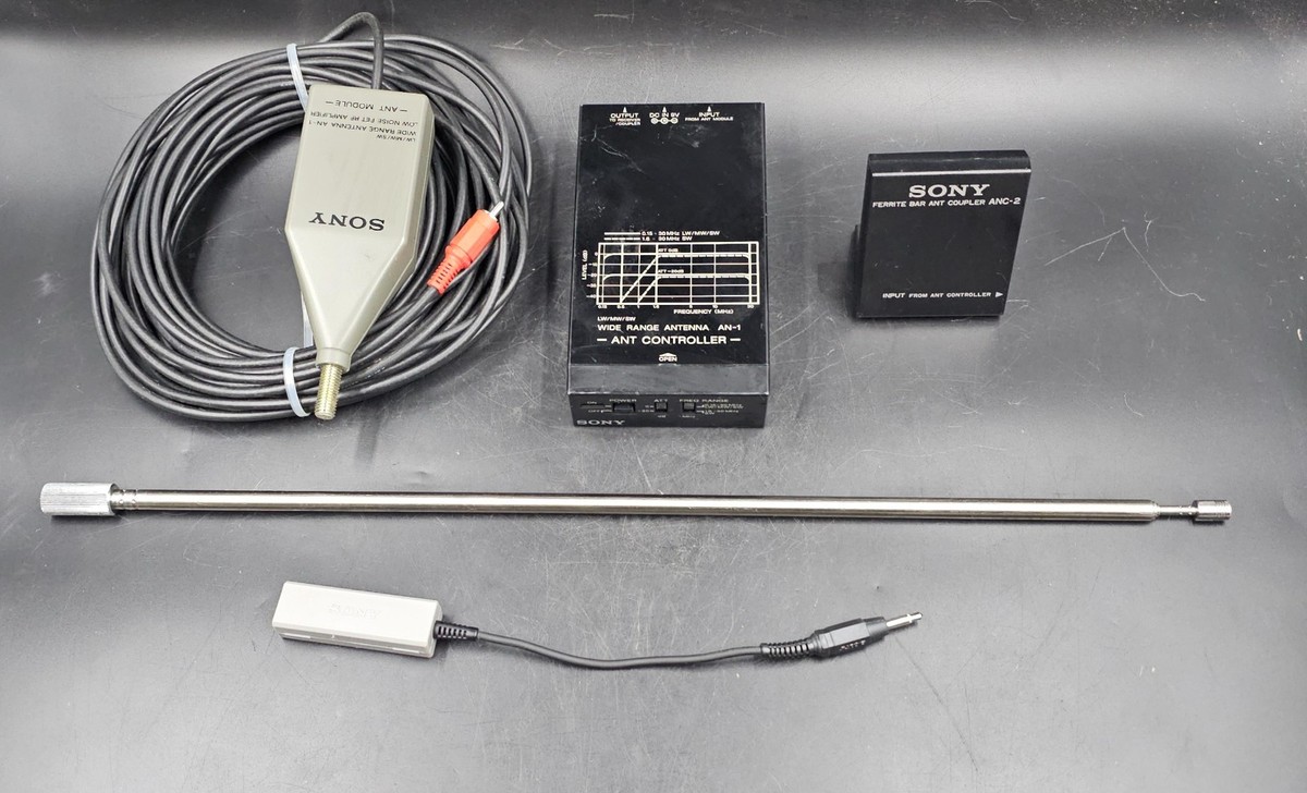 Sony AN-1 LW MW SW Wide-Range Radio Communications Antenna 3.5mm