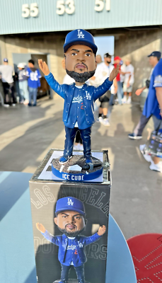 BRAND NEW * Ice Cube 2025 Los Angeles Dodgers Bobblehead SGA