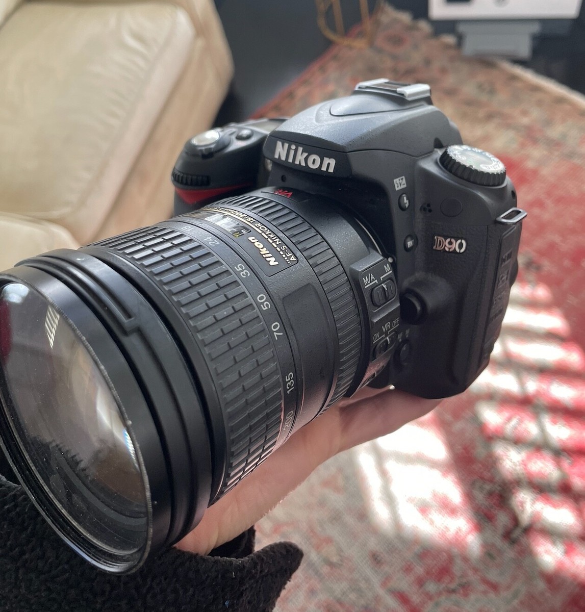 Nikon D90 12.3 MP DSLR Camera Body Only - Black 18208254460| eBay