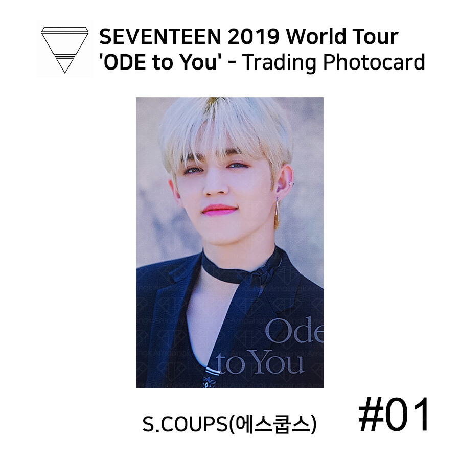 SEVENTEEN 2019 World Tour Ode to you Trading Photocard | eBay