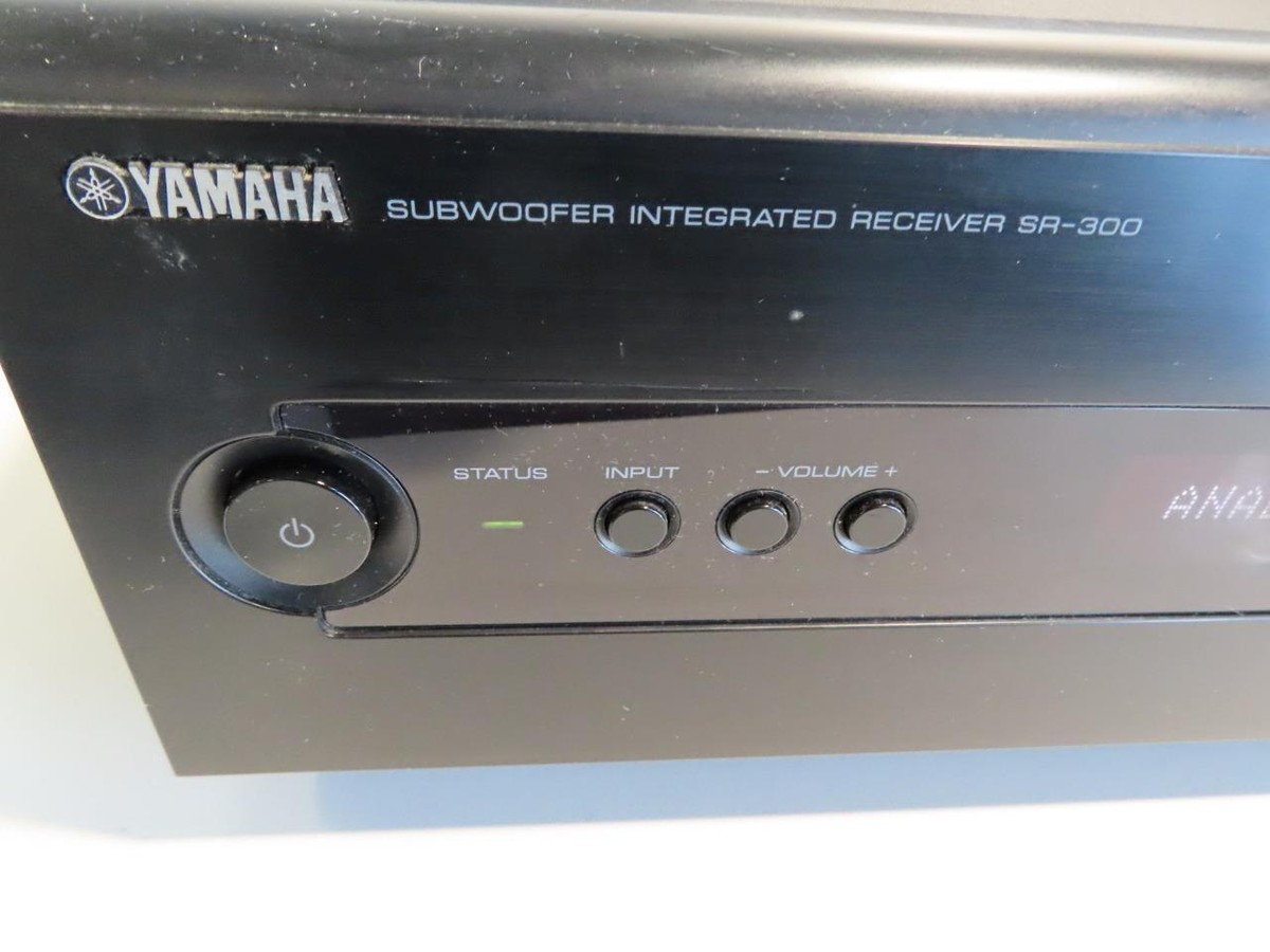 YAHAMA SUBWOOFER INTEGRATED RECEIVER SR-300 W/ NS-BR300 | eBay