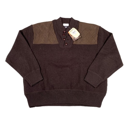 Woolrich 70s Birdseye Knit Sweater L Unisex Vintage Retro from