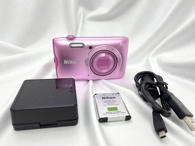 Mint] Nikon COOLPIX A300 Pink 20.0MP Digital Camera w/Battery
