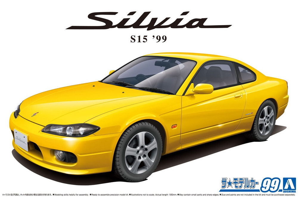 1:24 Scale Aoshima Nissan Silvia S15 Spec-R '99 Car Model Kit | eBay