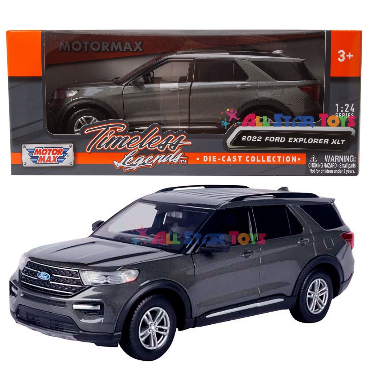 2022 Ford Explorer 1/24 Diecast Motormax 79378 Unmarked Sleek Top