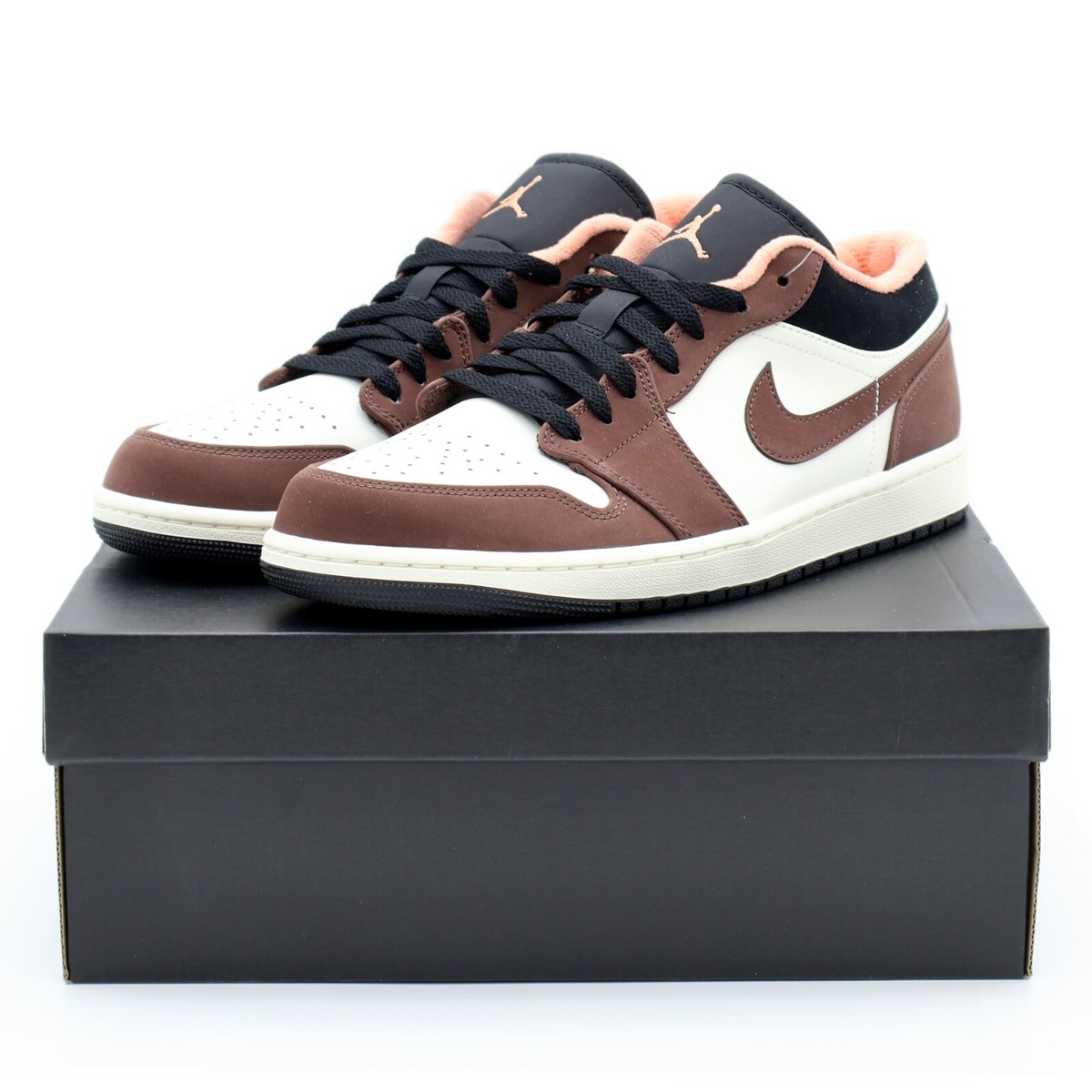 DC6991-200 Nike Air Jordan 1 Low SE Light Chocolate Mocha Black