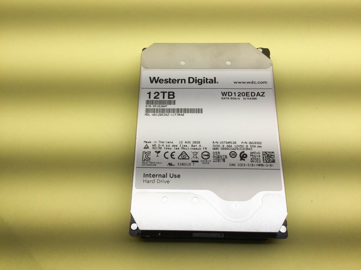 Western Digital 12TB 6Gb/s 5400RPM 256MB 3.5
