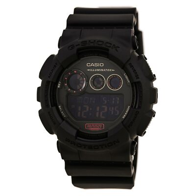 Casio GD120MB-1 Gent's Digital Black Dial Resin Strap Dive Watch