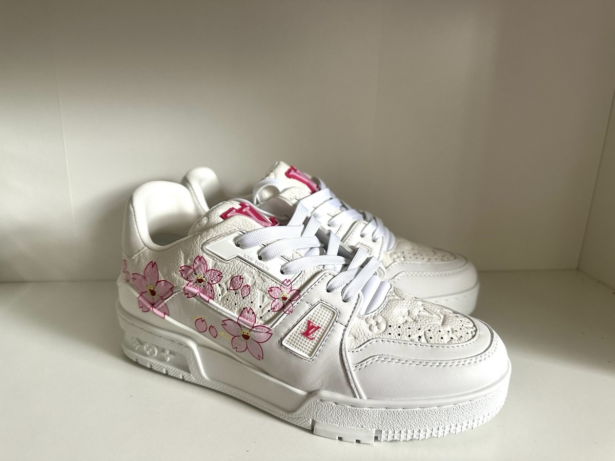 Louis Vuitton X Takashi Murakami Cherry Blossom Sakura Sneaker In
