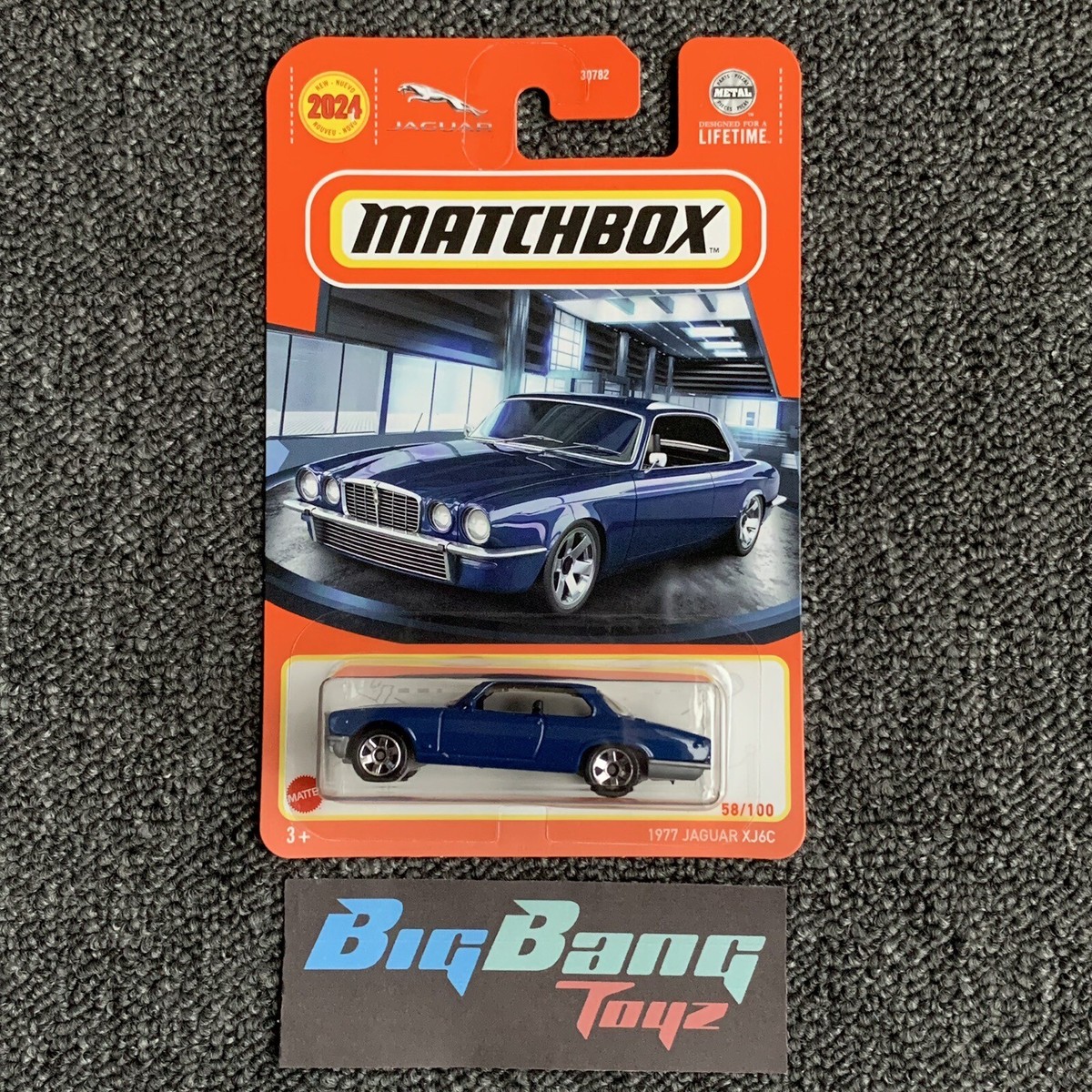 Matchbox 1977 Jaguar XJ6C Blue #58 Basic Mainline 2024 Case C (In