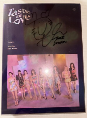 TWICE [Taste of love] MOMO Autographed Signed Album | eBay