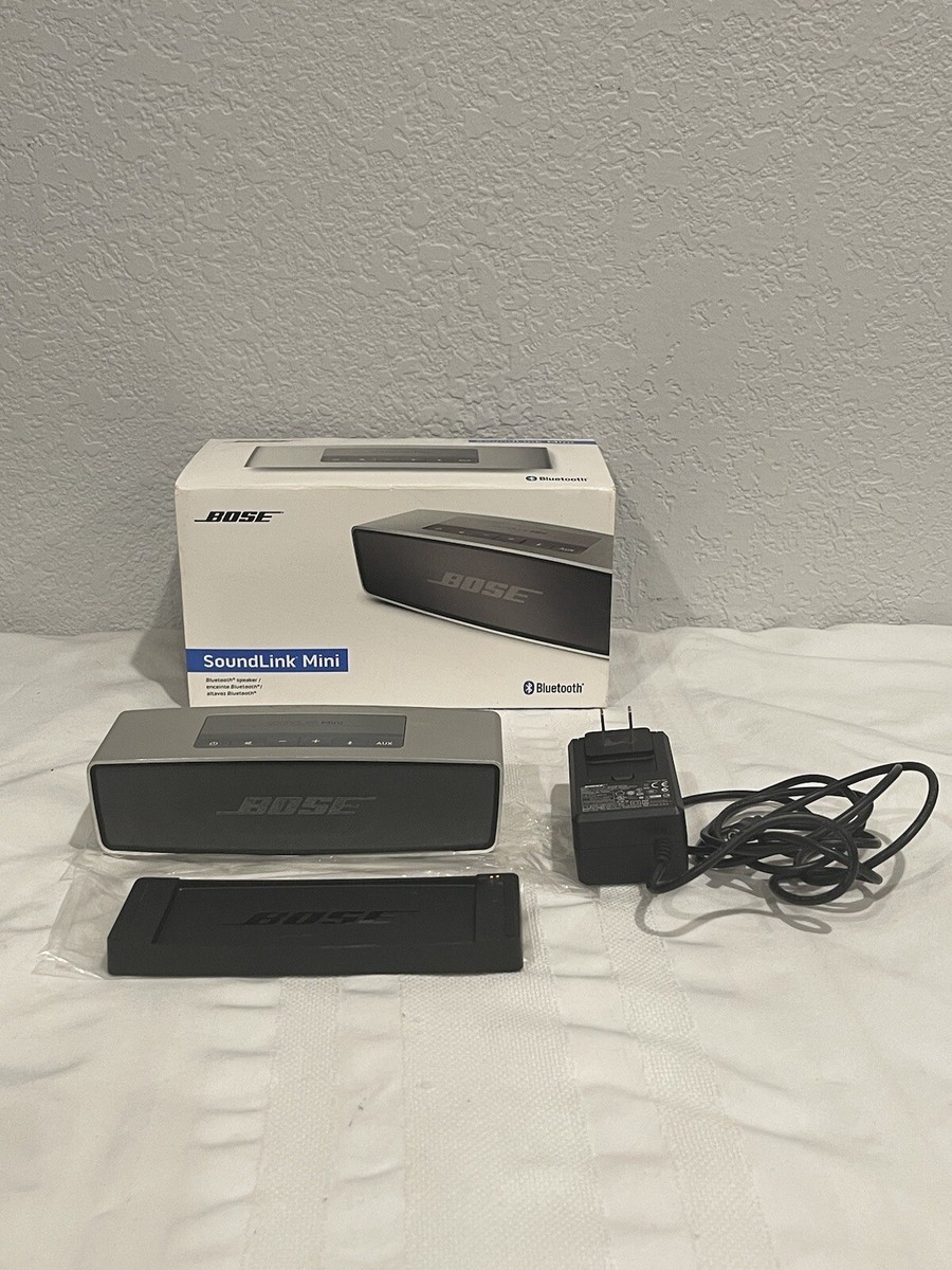 BOSE SoundLink Mini Bluetooth Speaker w/ Charger and Cradle | eBay