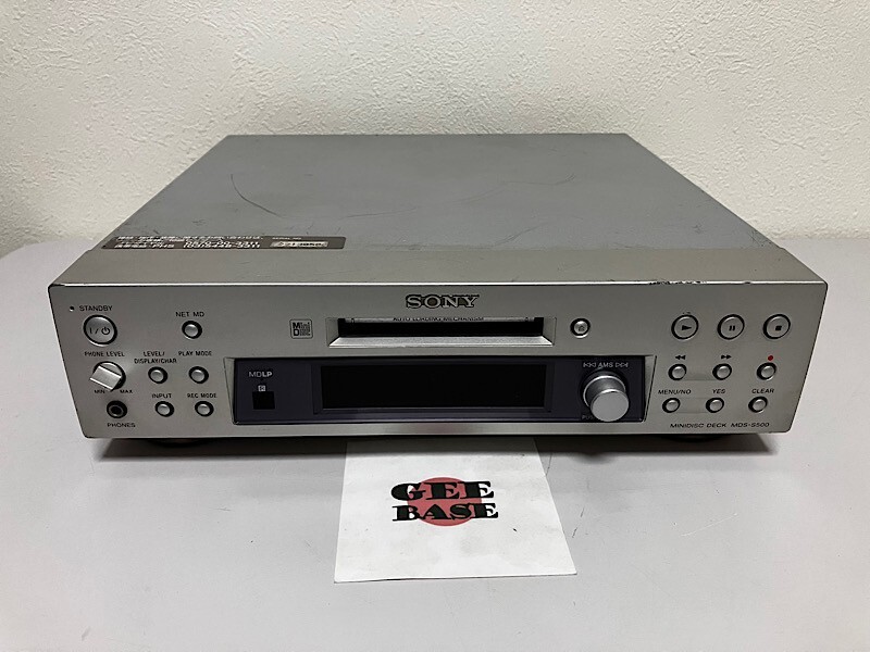 Sony MDS-S500 MD Player Deck Used Good Working Read Description | eBay