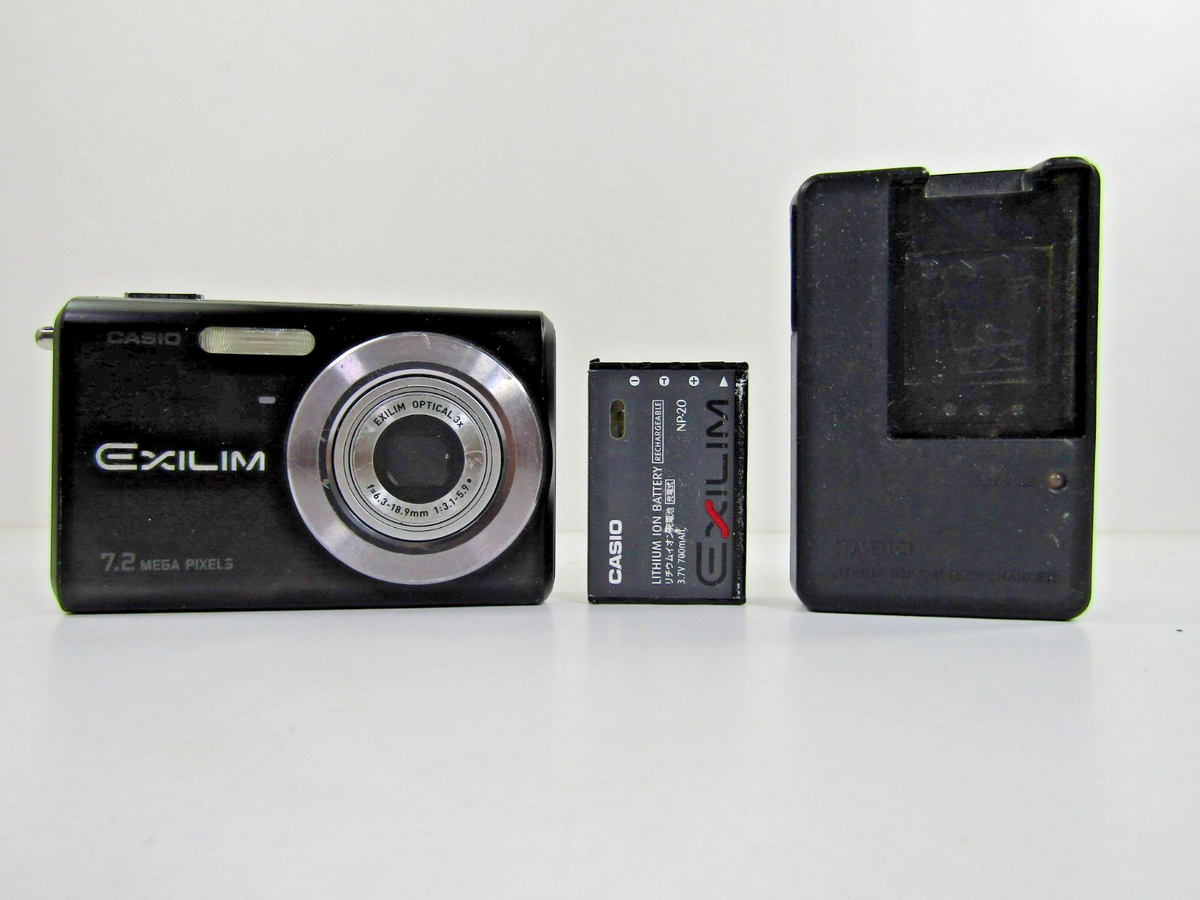 Casio EXILIM ZOOM EX-Z70 7.2MP Digital Camera Black | eBay