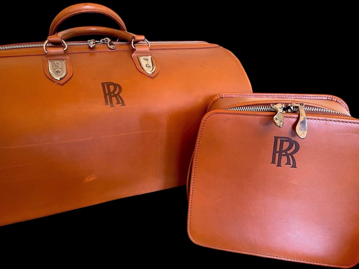 RARE SWAINE ADENEY BRIGG ROLLS-ROYCE BRIDLE LEATHER WEEKENDER