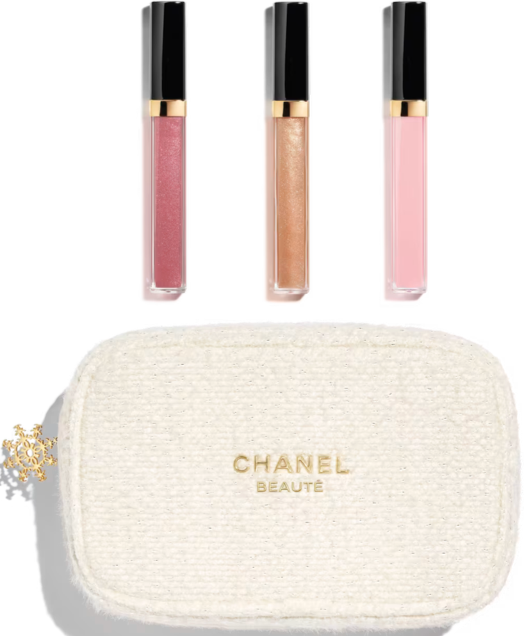 Chanel Holiday Lipgloss “Maximum Brilliance” Gift Set New In Box