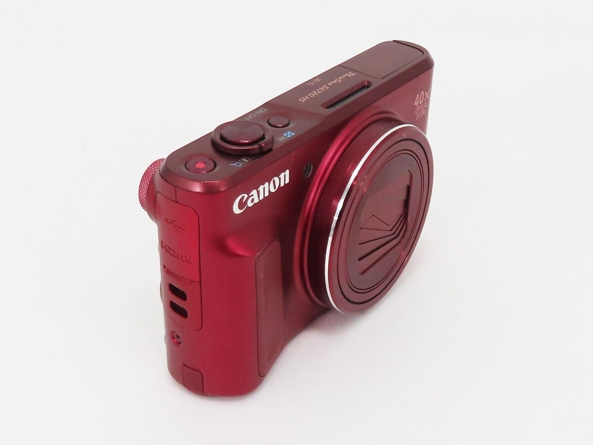 Digital Camera Canon PowerShot SX720 HS Red 20.3MP 40x Wi-Fi CMOS
