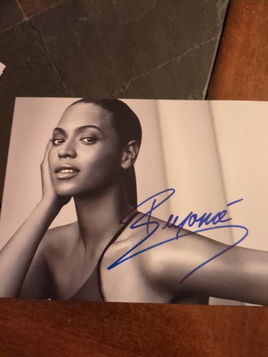 Beyoncé 直筆サイン！！！激レア 本物☆鑑定書付き☆ビヨンセ 本物
