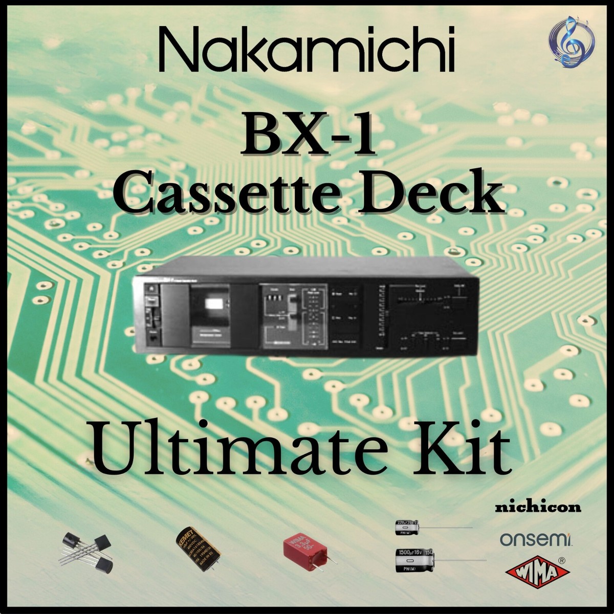 Nakamichi BX-1 Cassette Deck Ultimate Upgrade Kit Genuine Parts