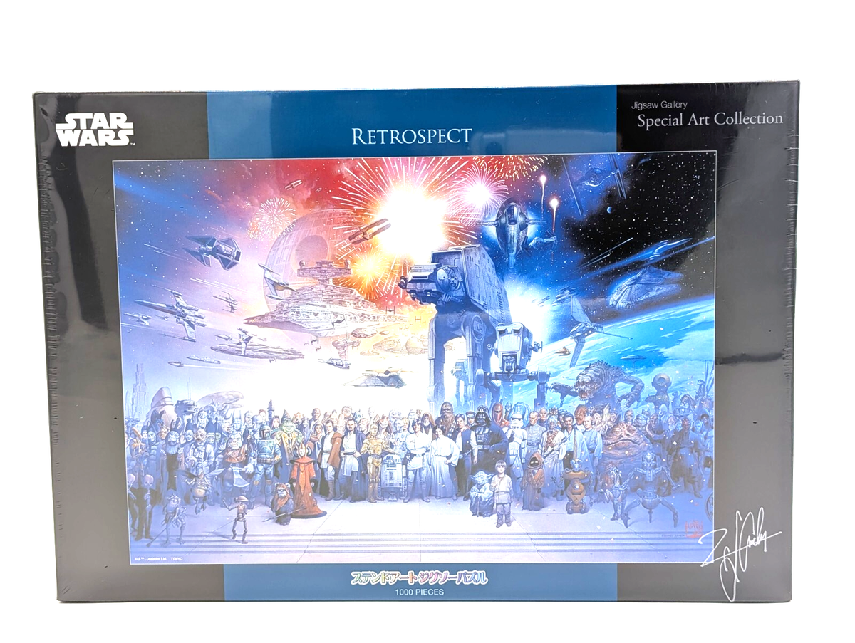 Tenyo 1000 Piece Jigsaw Puzzle Star Wars Retrospect [Stained Art