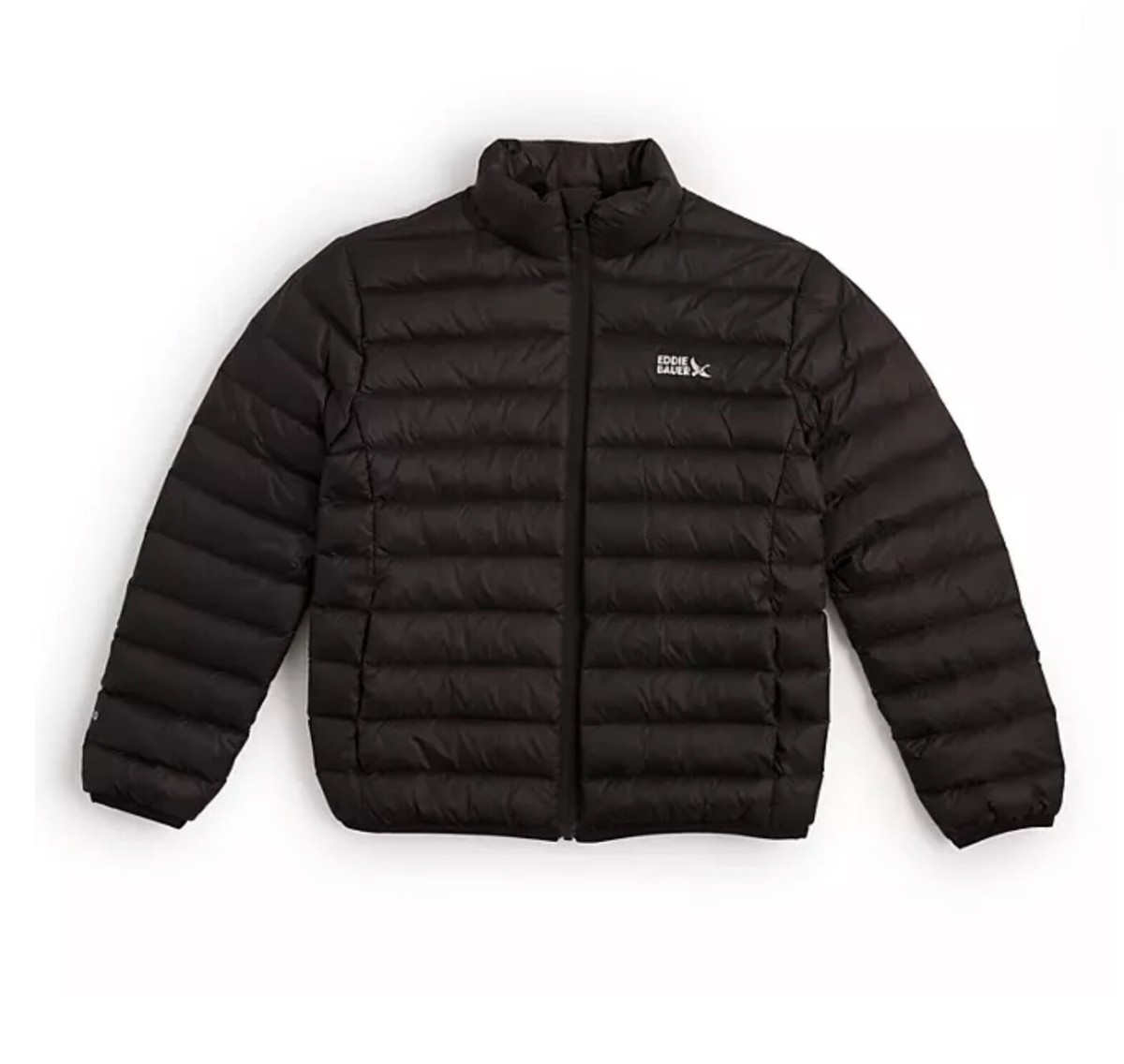 Eddie Bauer Youth Packable Down 650 Jacket,Black,S(6/7)M(7/8)/L(10