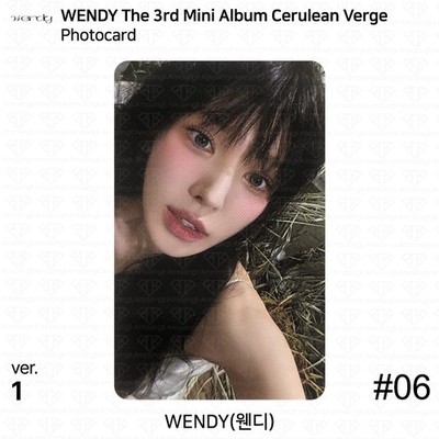 WENDY RED VELVET 3rd Mini Album Cerulean Verge Official Photocard