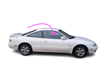 Fits: 1993-1996 Mazda MX6 2D Coupe Passenger Side Right Front Door