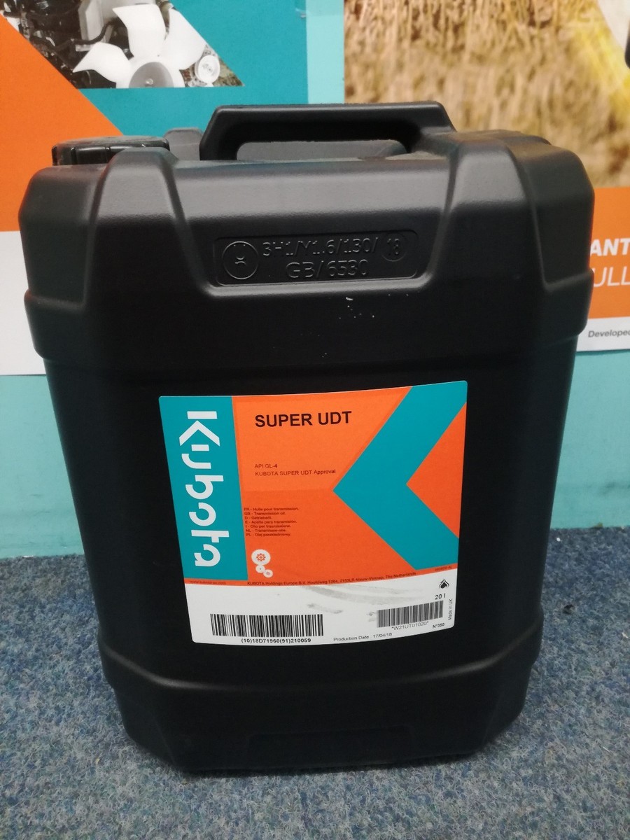 GENUINE KUBOTA Super UDT Oil (20 Litre) COLD WEATHER PROTECTION