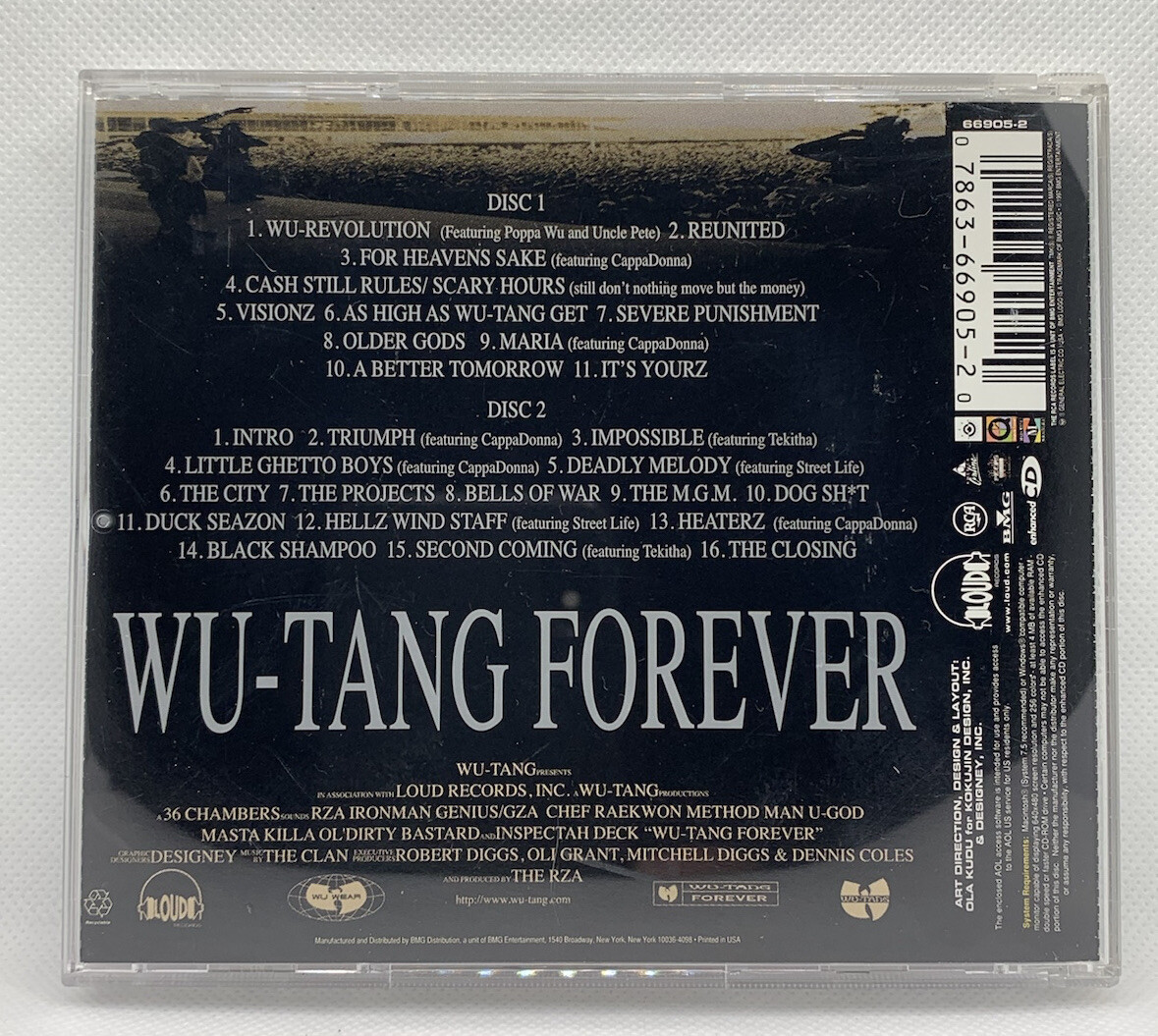 Wu-Tang Forever by The Wu-Tang Clan Album (CD) 1997 Loud Records