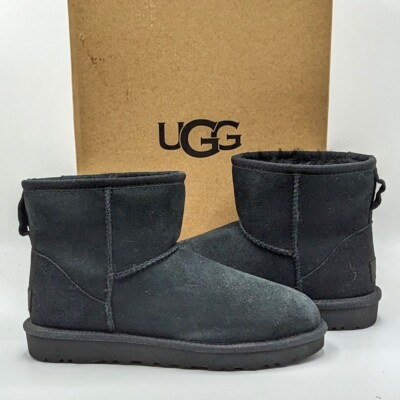 UGG Classic Mini II Winter Boots for Men, Size US 8 - Black for