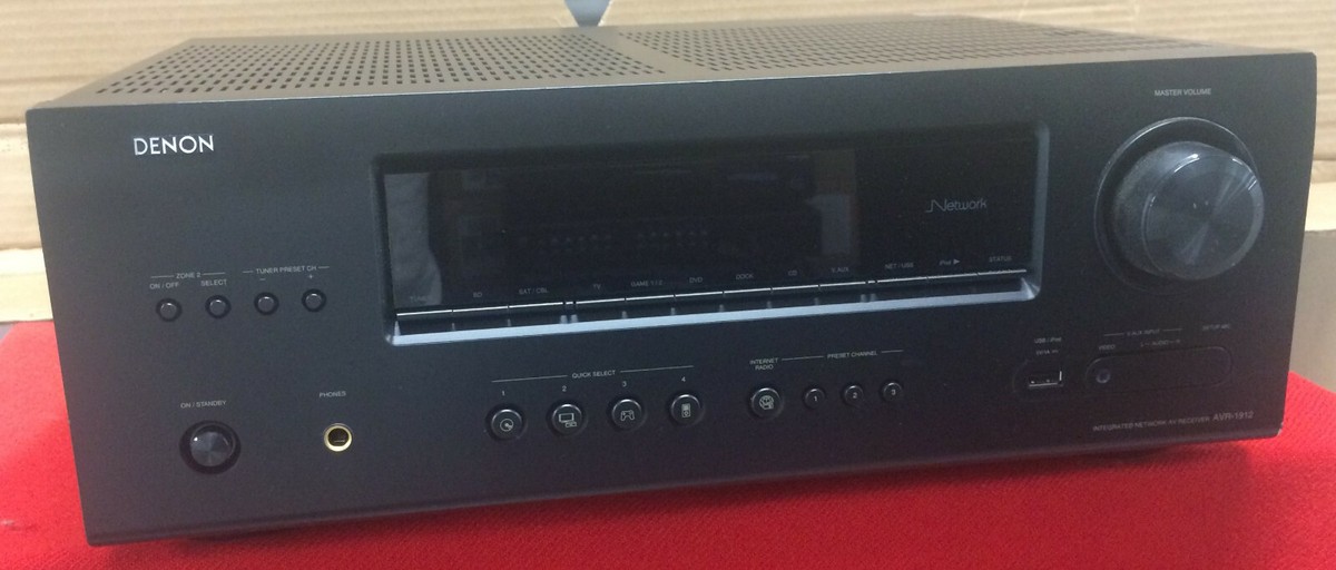 Denon AVR 1912 7.1 Channel 125 Watt Home Theater Receiver/No