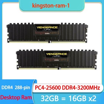 Vengeance 32GB LPX 2x16GB DDR4 PC4-25600 3200MHz DIMM Memory 288