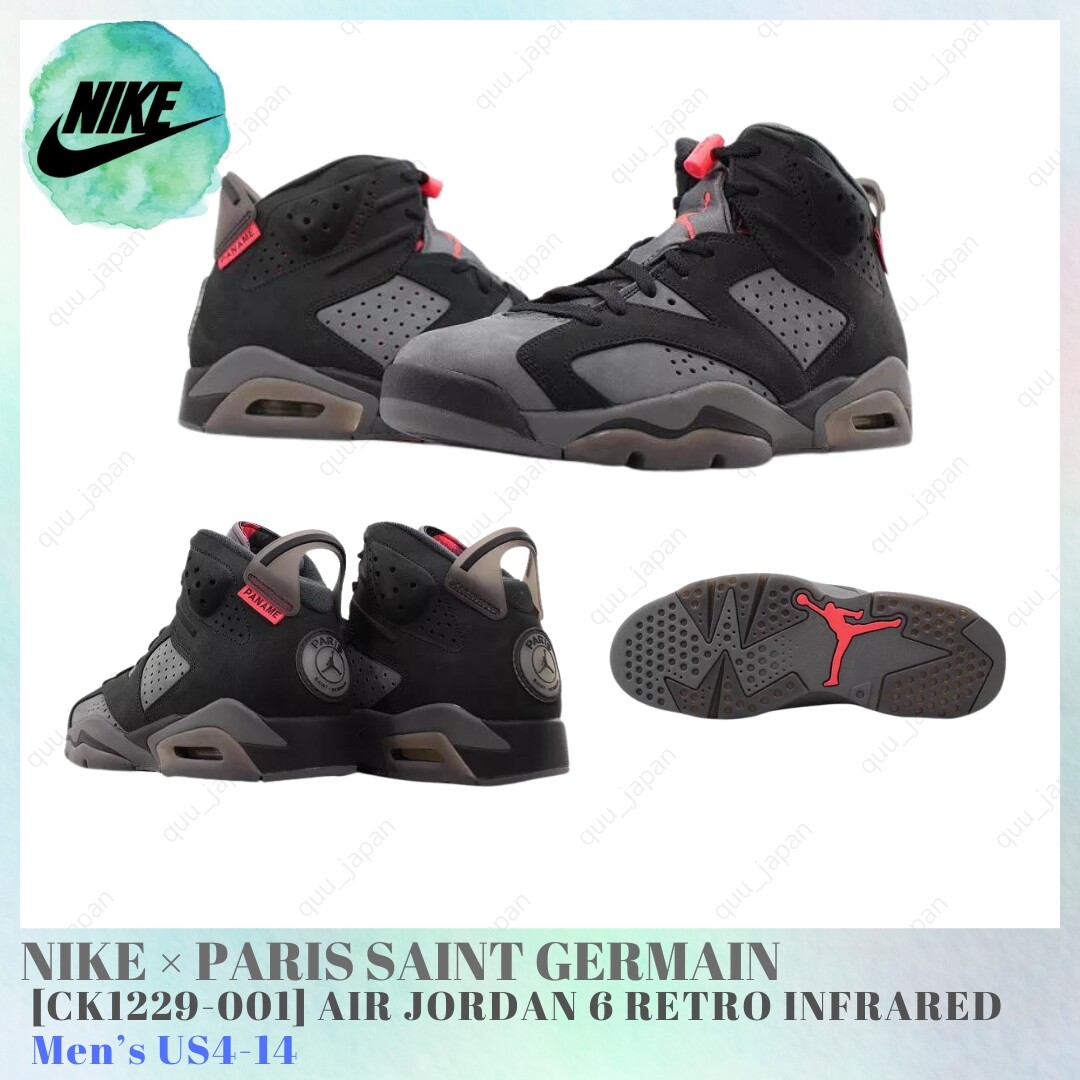 NIKE × PARIS SAINT GERMAIN AIR JORDAN 6 RETRO INFRARED Men's US4