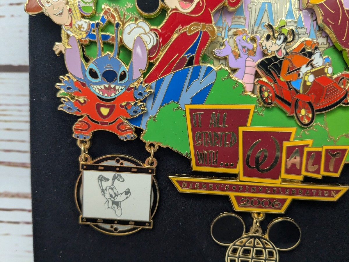 Walt Disney 2006 It All Started with Walt Super Jumbo Pin Box Set
