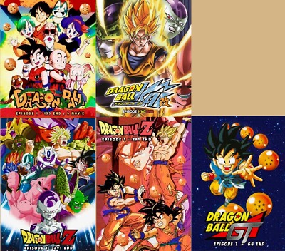 Dragon Ball Series: (First Series + Z + GT + KAI) ~ All Region