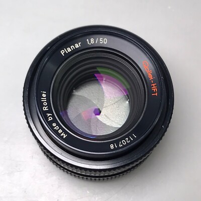 Rollei HFT Zeiss Planar 50mm f/1.8 Lens QBM Mount | eBay